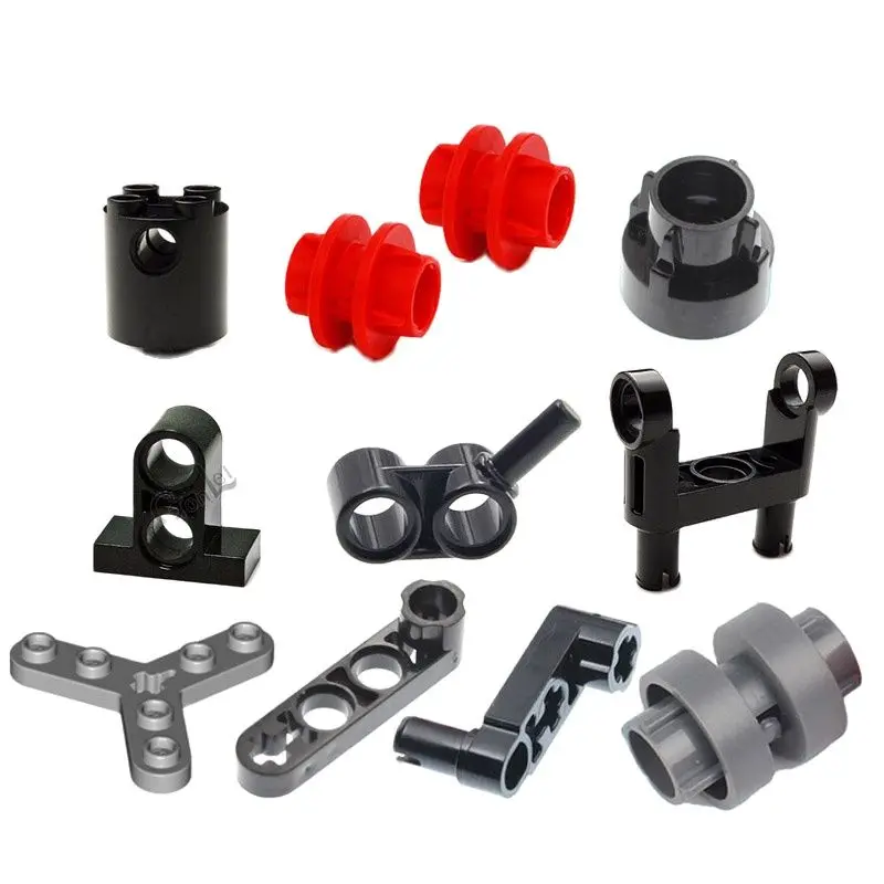 

20Pcs/Lot High-Tech Liftarm Driving Ring 2L 4L Extension Vehicle Dynamic T-Beam MOC Brick Parts Building Blocks DIY Gifts Toys