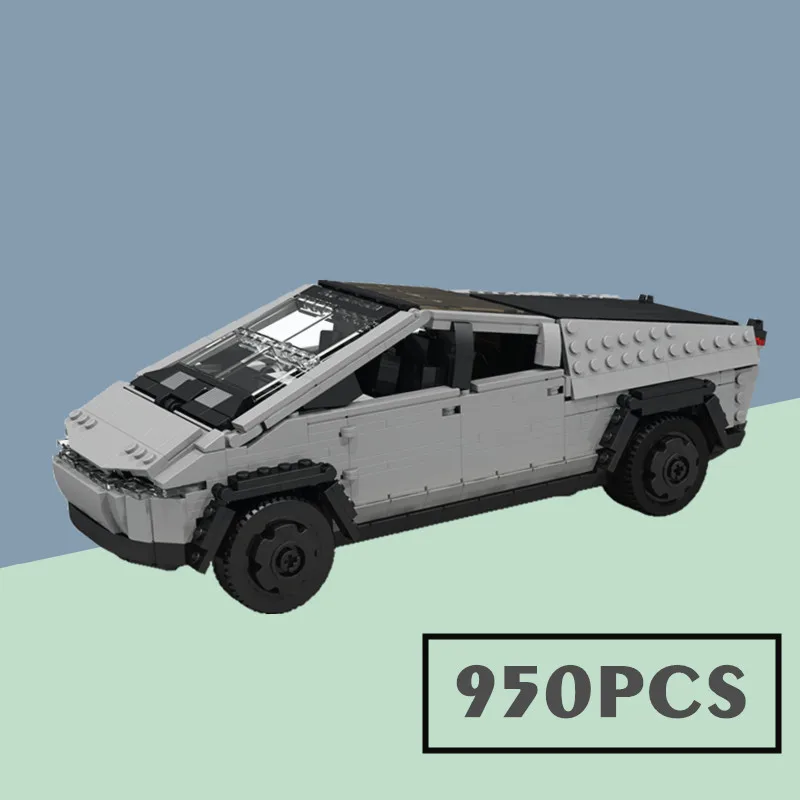 Новинка 950 шт. конструктор Future Supercar Teslaed Cybertrucked Launch V3 концепция эксперта модель
