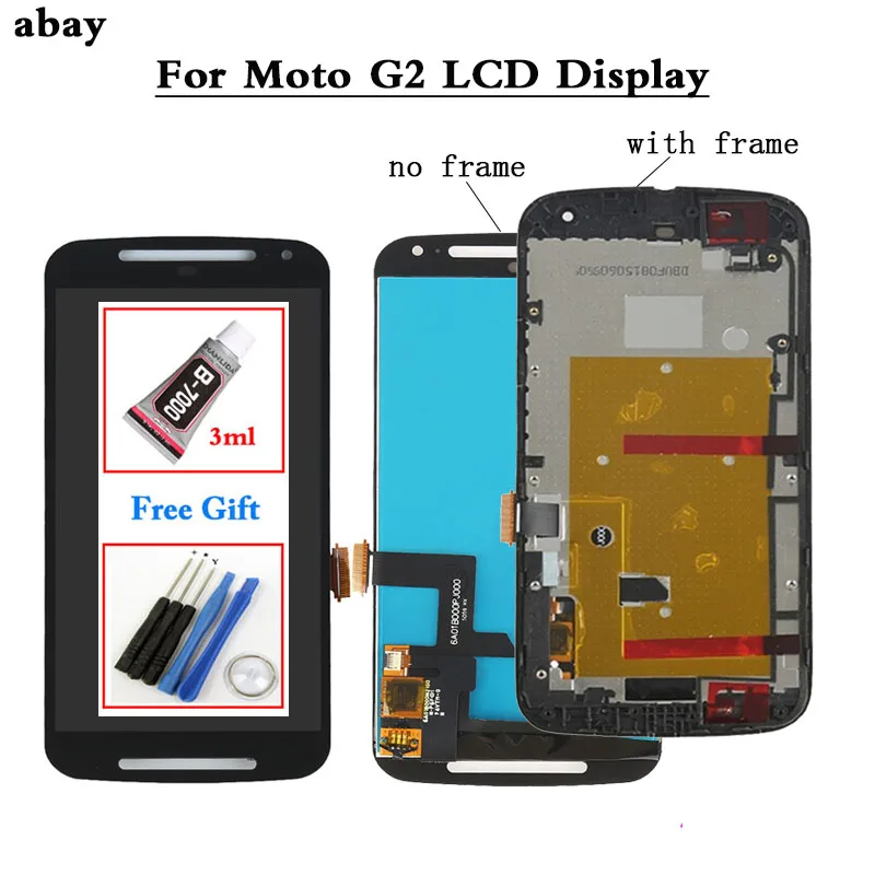 5 0 '񟡰x720 для Motorola MOTO G2 XT1063 XT1064 XT1068 XT1069 ЖК дисплей сенсорный экран дигитайзер