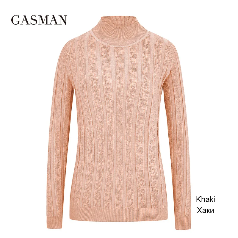 GASMAN 2020 Bodycon Casual Pullovers Autumn Winter Women Sweater Knitted Top Jumper Fashion Female Slim Turtleneck Warm Sweaters |