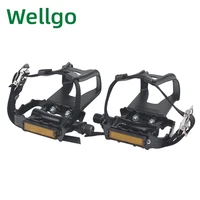 wellgo m248 bicycle non slip pedal mtb road bike pedals aluminum alloy bearing pedal with dogs mouth mountain bicycle parts