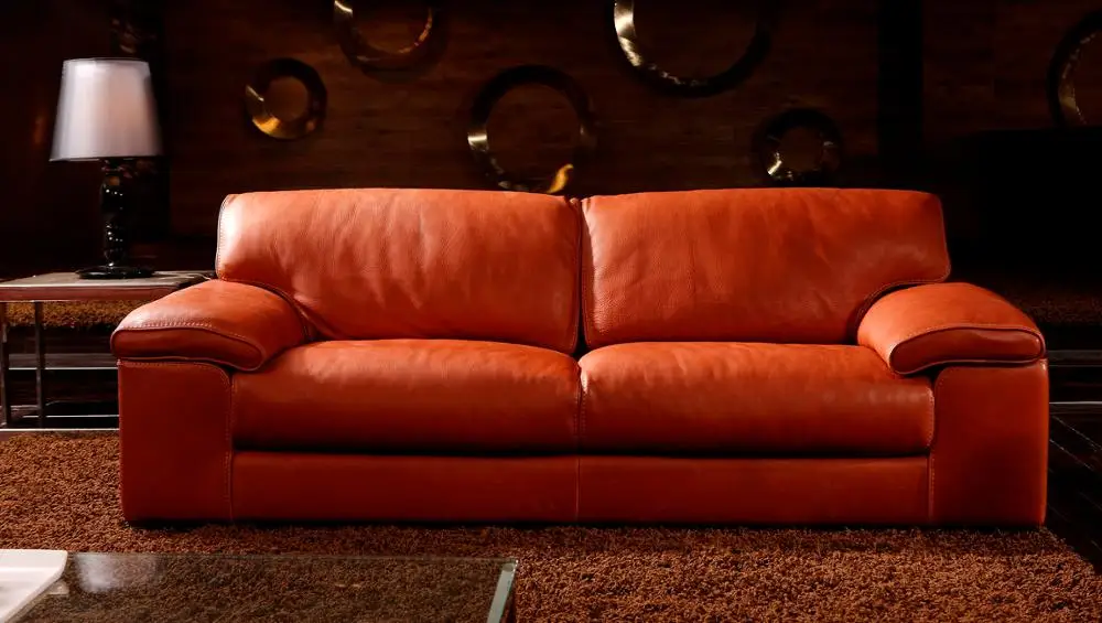 Диван из натуральной кожи Современная Скандинавская мебель для гостиной 1 + 2 3