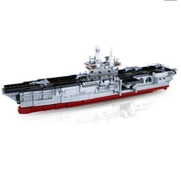 mailackers 075 type amphibious assault ship model building blocks military constructions on model friends figures christmas gift