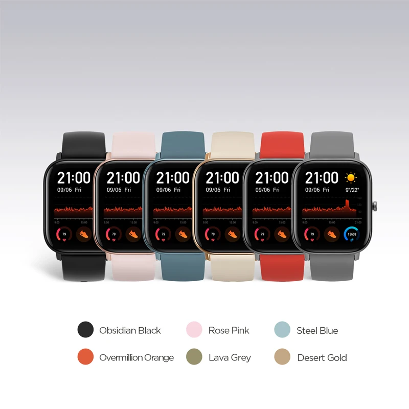 Глобальная версия Новые смарт часы Amazfit GTS 5 АТМ водонепроницаемые для плавания