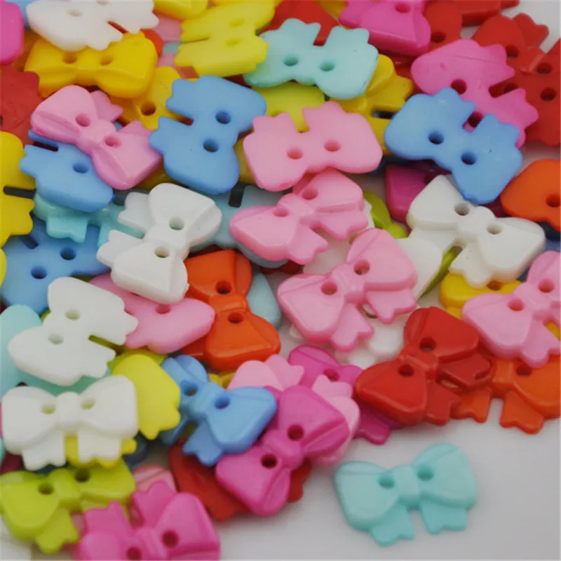 

50 pcs mix colors cute butterfly sewing buttons Baby/Kid's Sweing buttons PZ79