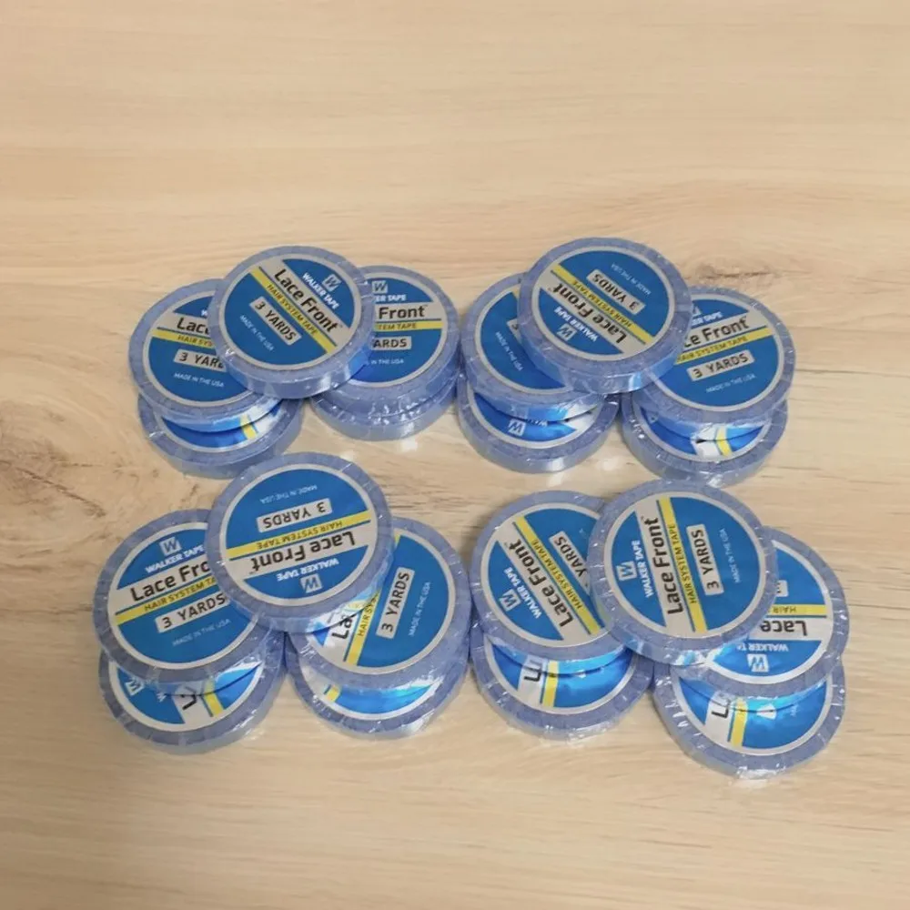 Walker tape сильная Двухсторонняя клейкая лента для волос замена ленты для наращивания волос для парика/ПУ/кружева передняя поддерживающая лента/клей - Цвет: 20 Rolls