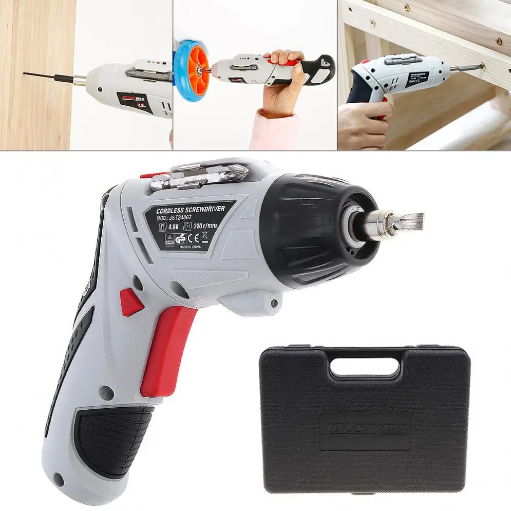 48 шт./компл. перезаряжаемая электрическая мини отвертка 4 8 В 220 об/мин 110/220 в с