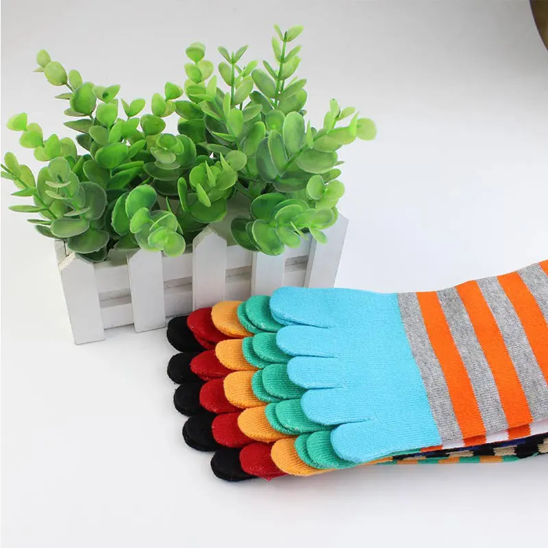 Носки мужские с пятью пальцами хлопковые низкие короткие носки повседневные