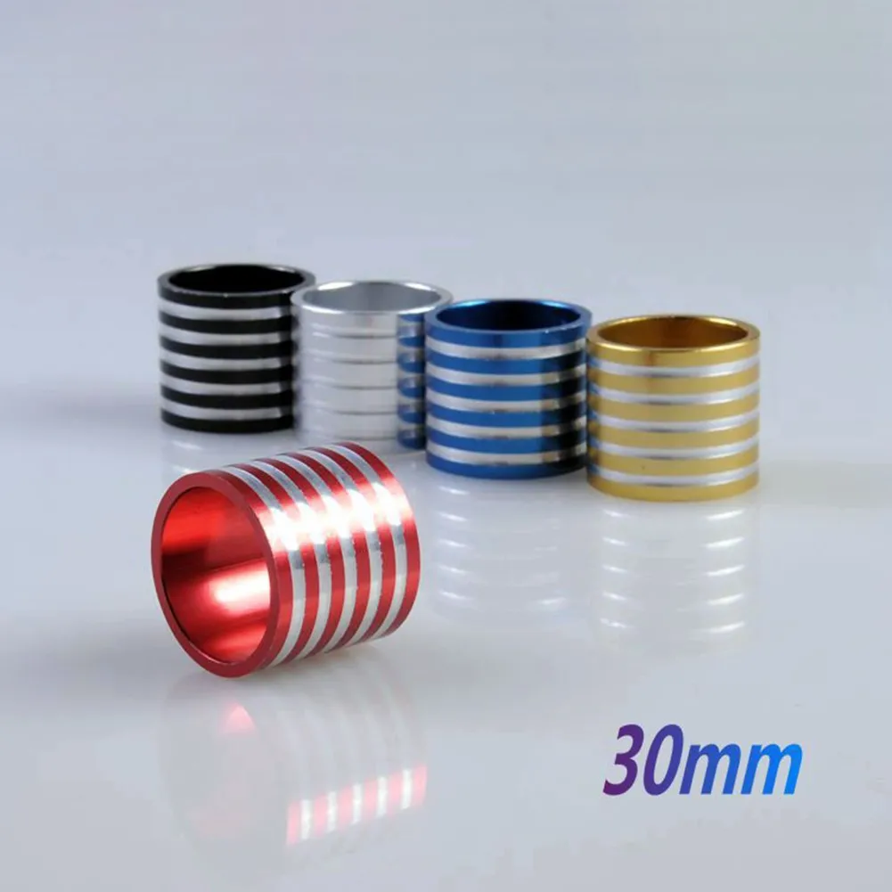 

Bicycle Headset 30mm Height Washer MTB Road Bike Headset Washer Front Stem Fork Spacers 28.6mm Inner Diameter Aluminum Alloy