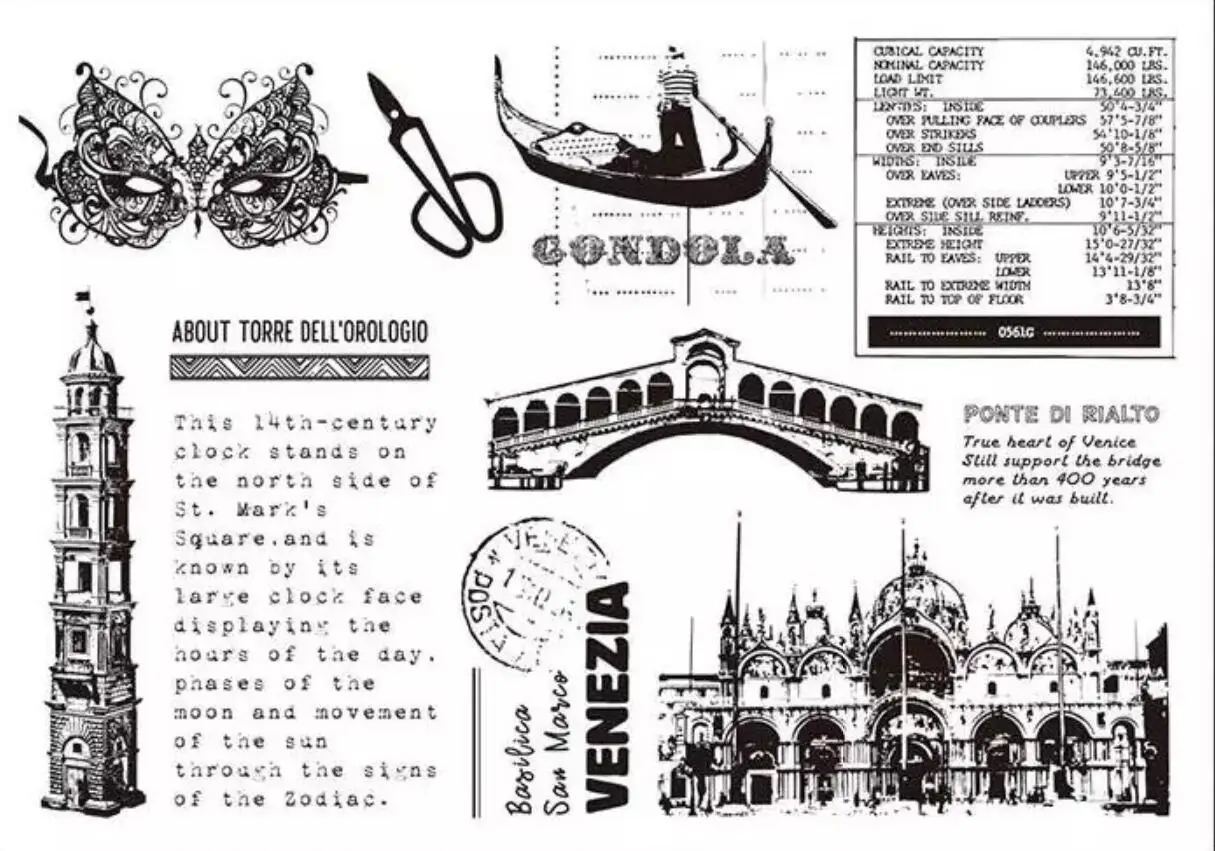 

Фон прозрачный штамп прозрачная печать для DIY скрапбукинга/изготовления карт c598