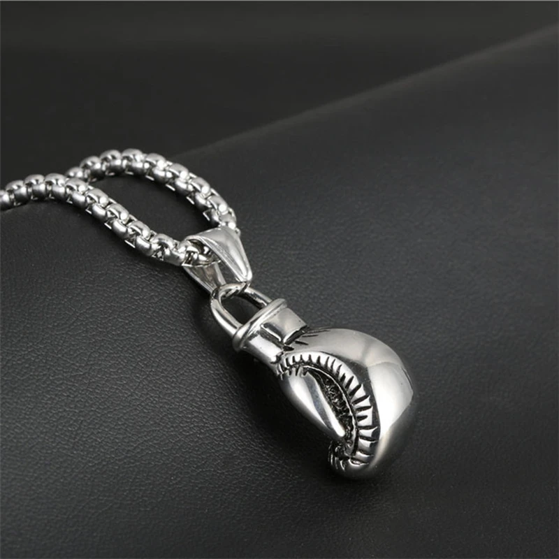 Ожерелье в виде мини боксерской перчатки цепочка пара боксерских перчаток