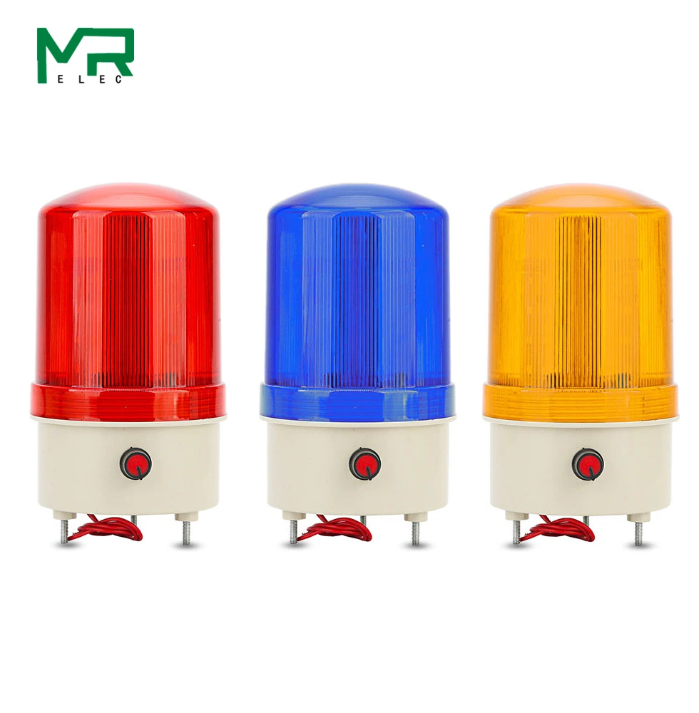 Led 90j ручка звуковой и визуальный звук сигнализации регулируемый светодиодный 0