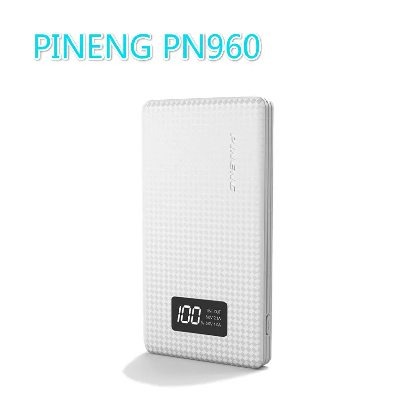 Внешний аккумулятор PINENG PN960 на 6000 мА · ч с двумя USB портами|Внешние аккумуляторы| |