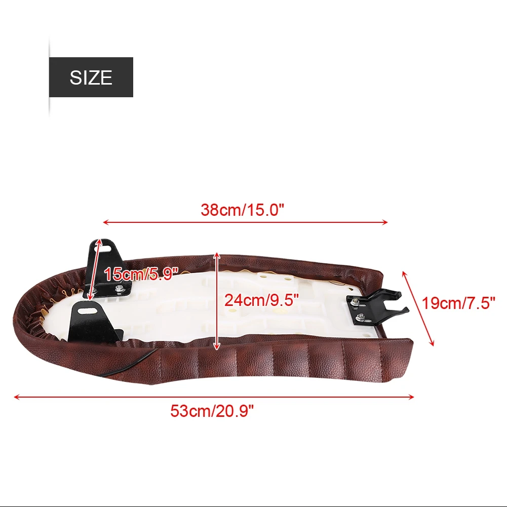 Седло для мотоцикла седло с плоской подушкой сиденье кафе Honda CG125 GN CG CB400SS |