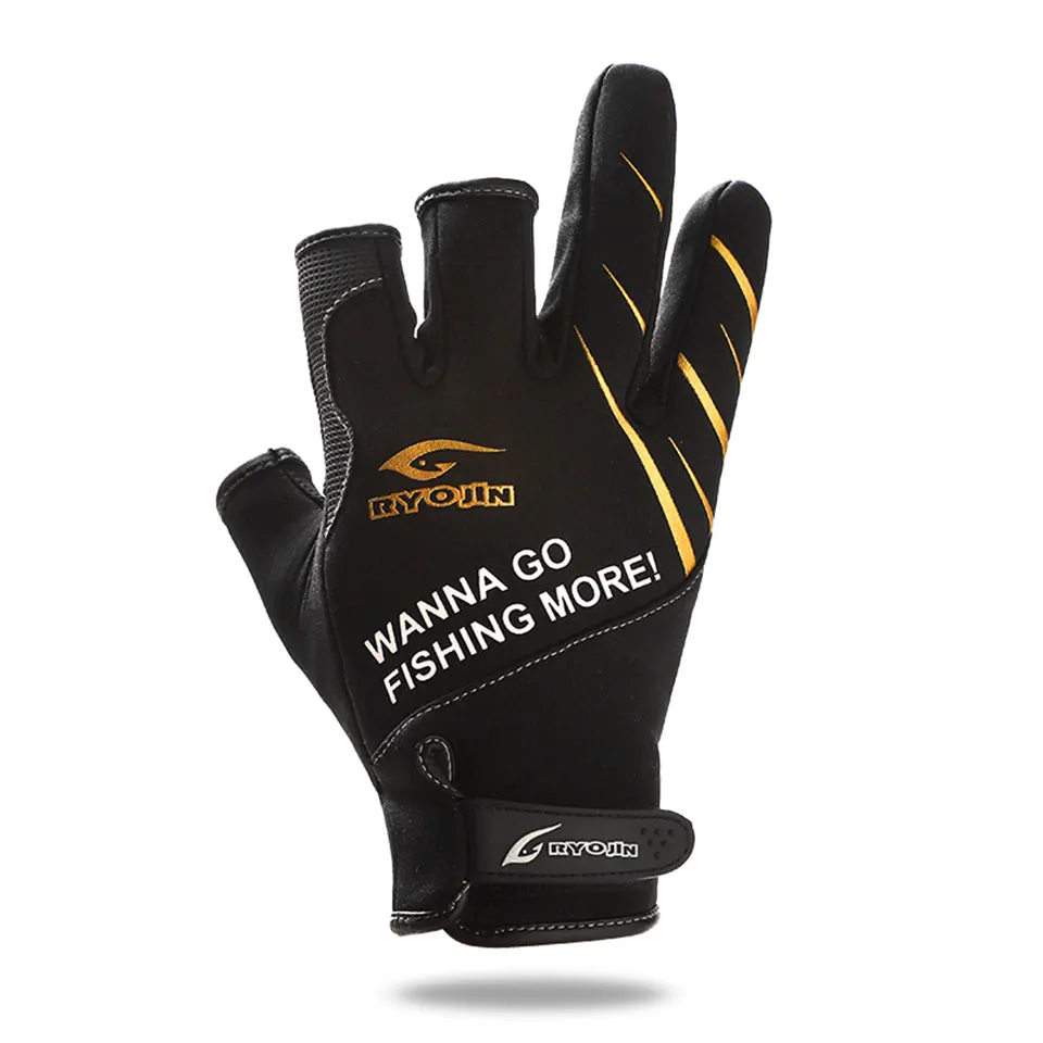 Рыболовные перчатки Зимние M/L/XL Размер три пальца износостойкие рыболовные |