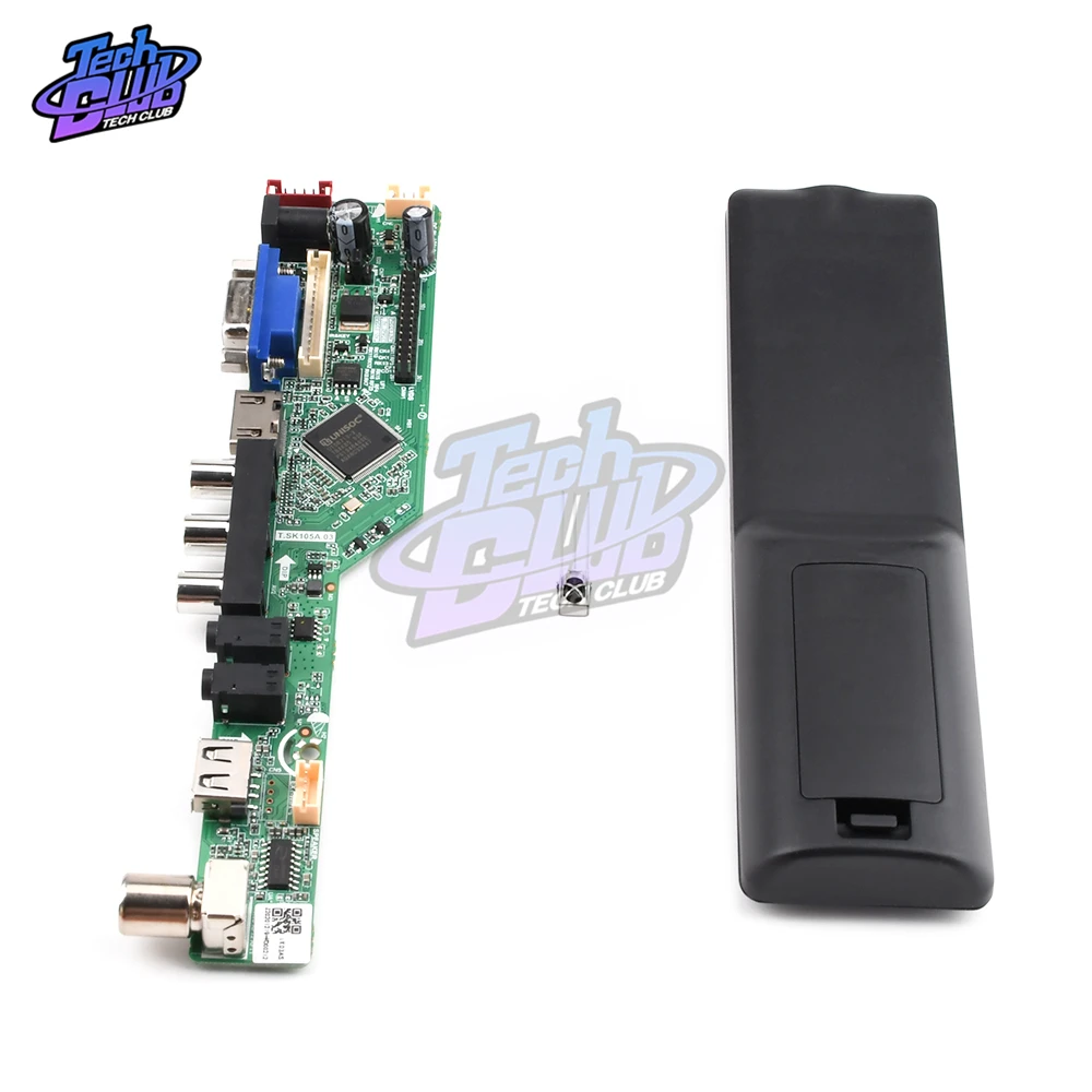 Универсальный ЖК-контроллер плата разрешение ТВ материнская VGA HDMI AV TV USB