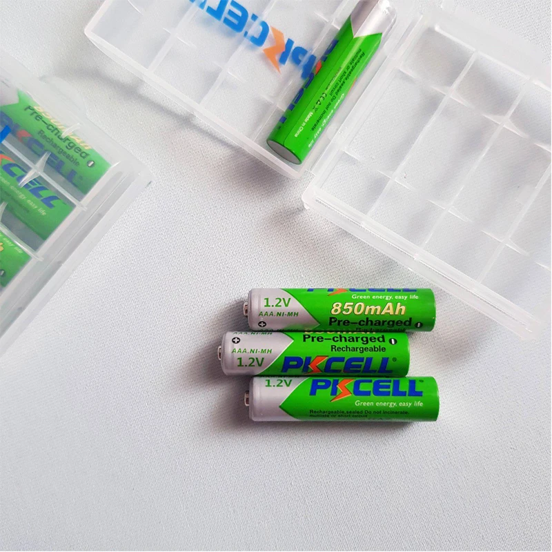 Аккумуляторы PKCELL AAA 850 мА · ч 1 2 в 12 шт. LSD + 3 шт.|Перезаряжаемые батареи| |
