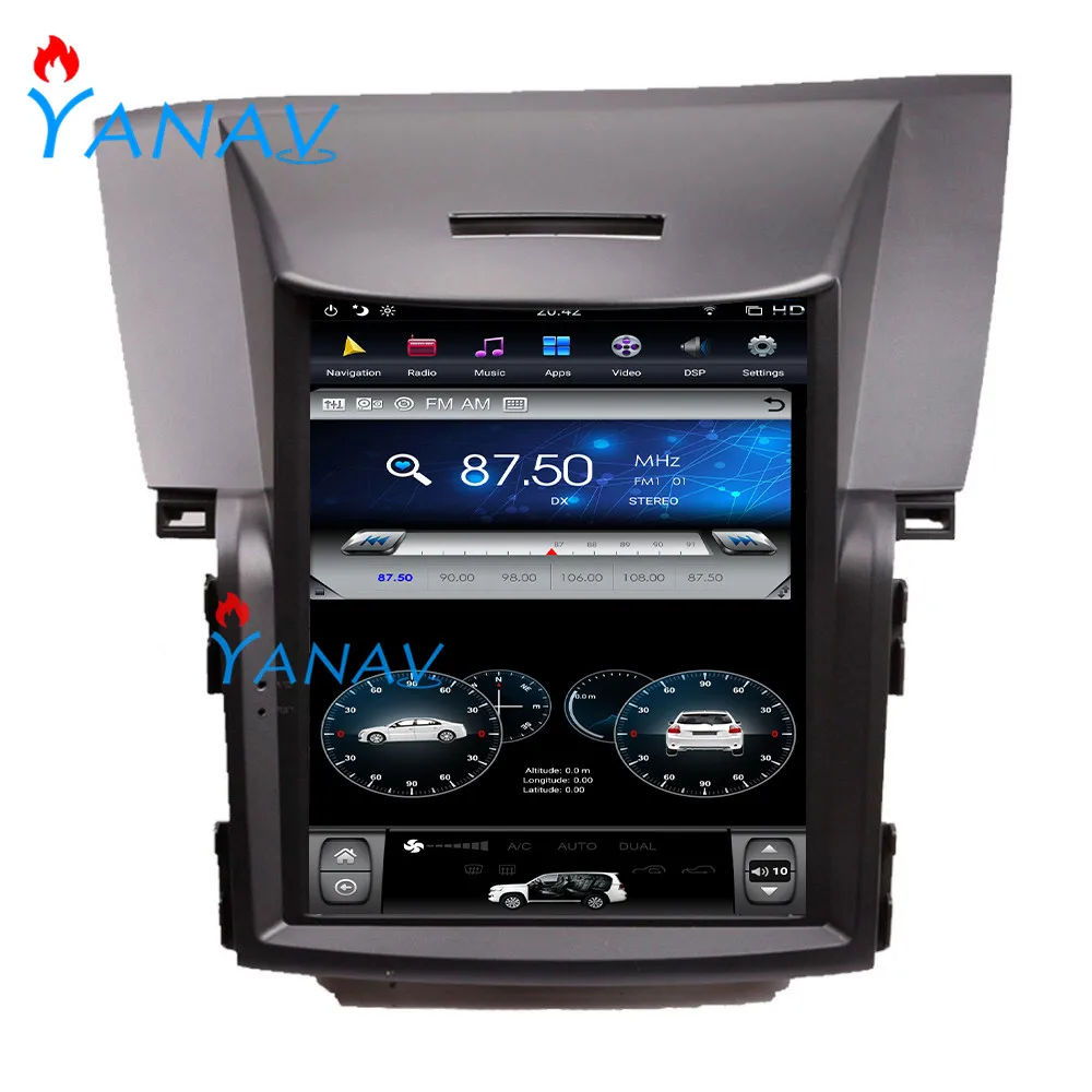 

Android 9.0 Touch Screen auto Radio GPS For-Honda CRV 2012-2016 vertical screen Built-in map carplay vertical gps navigation