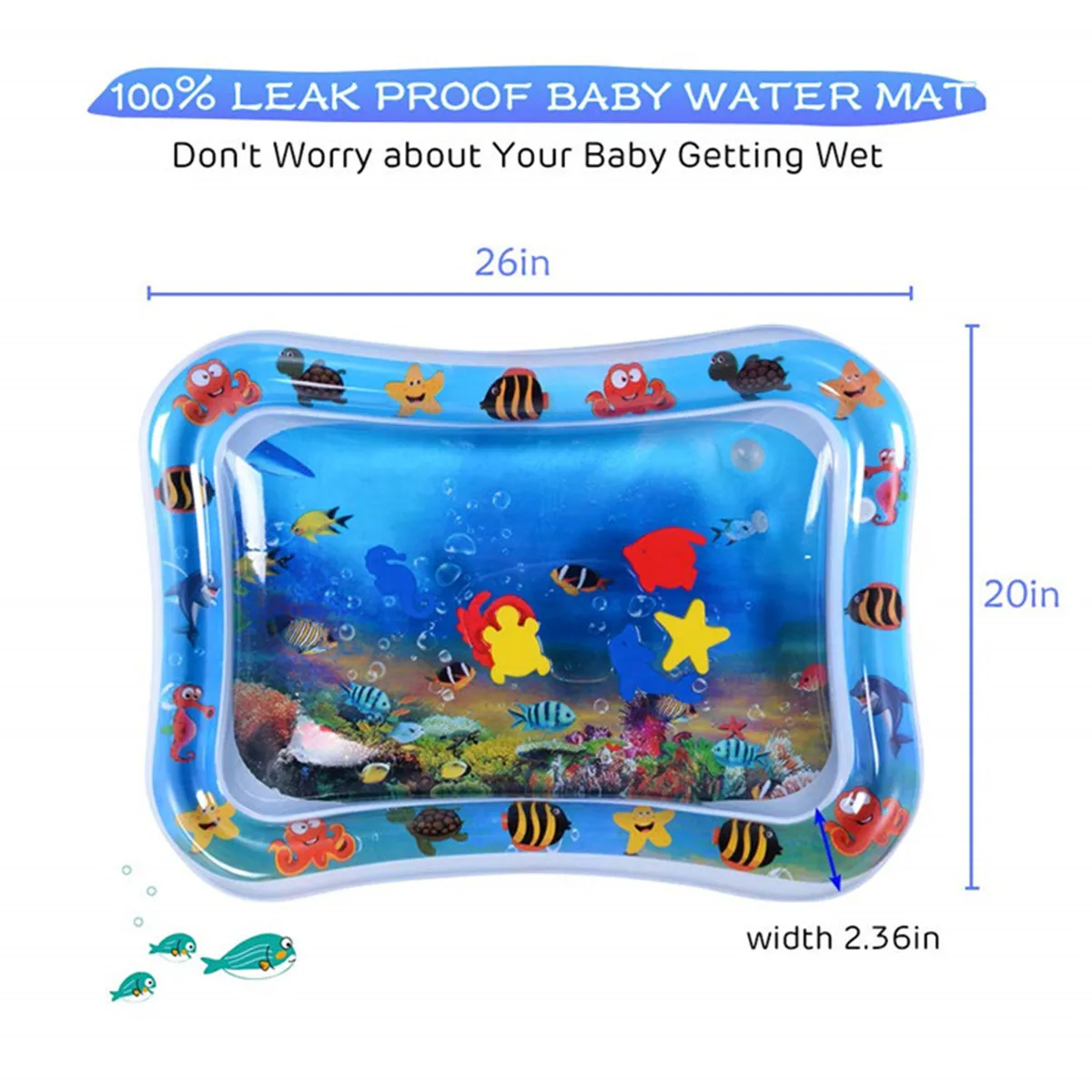 

5 Types Water Mat Baby PVC Inflatable Patted Pad Baby Water Cushion Infant Play Mat Toddler Funny Pat Pad Toys