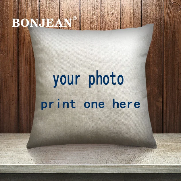 Fashion Decorative Cotton Linen Square Throw Pillow Case Cushion Cover Art Design 18X18 Inches(one Side) CUSTOM FOR BMW BONJEAN