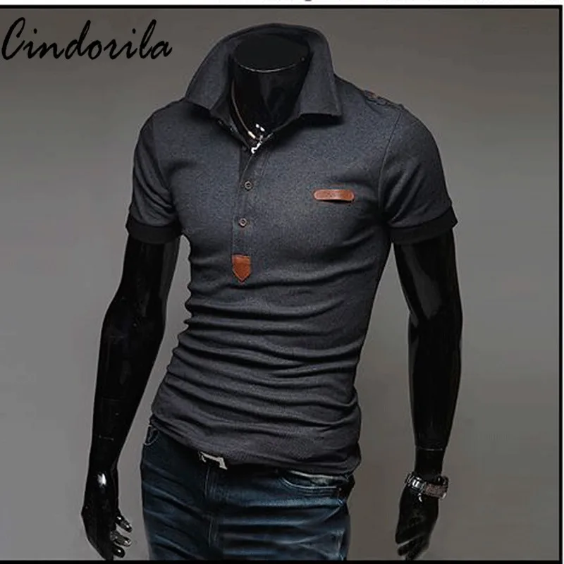 Рубашка LeeLion мужская с коротким рукавом приталенная Повседневная модная