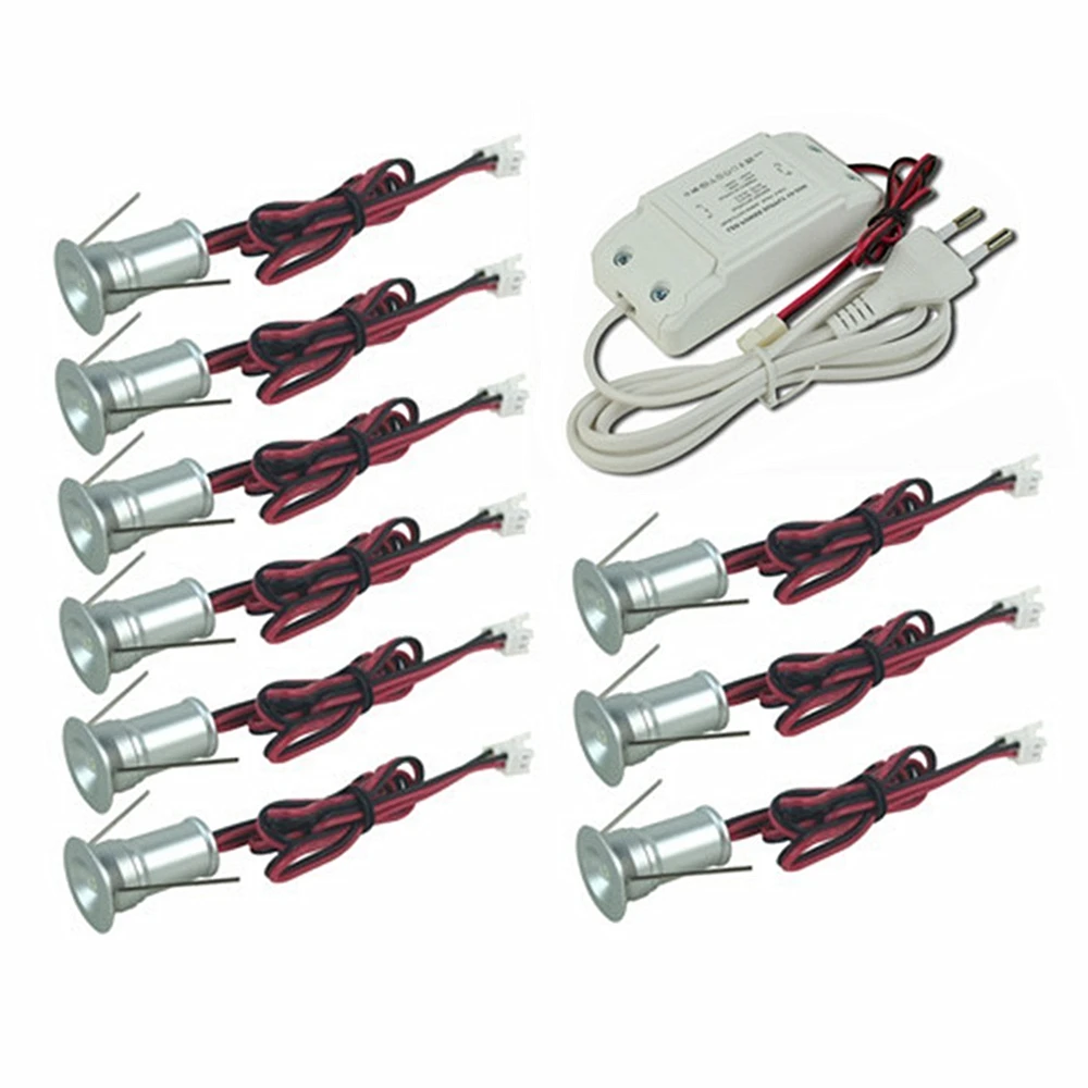 Светодиодный встраиваемый светильник 1 Вт 15 мм с регулируемой яркостью 120D