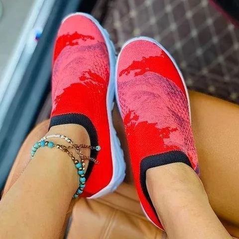 

2021 Women's Fashion Spring Summer Women Sneakers Casual Color Comfortable Temperament All-match Cool All-season Sneakers 1KB121