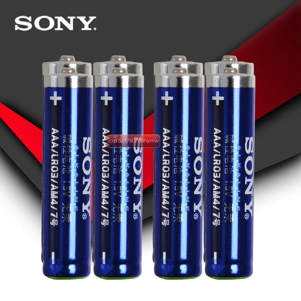 8 шт. sony LR03 1,5 в AAA батареи щелочные батареи без ртути сухой аккумулятор для электрической игрушки фонарик часы мышь