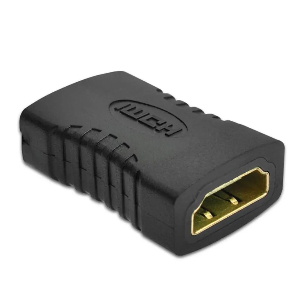 Черный HDMI Женский к Разъем удлинитель Кабель удлинитель-адаптер с конвертером