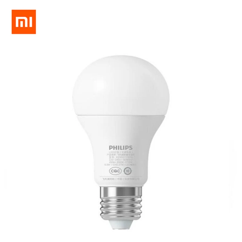 1 pcs white Крепление для спортивной камеры Xiao mi Цзя смарт-белый светодиодный E27 лампа mi светильник приложение Wi-Fi пульт для группы Управление 3000 k-5700 k 6,5 W 450lm 220-240V 50/60Hz - Цвет: 1 pcs white