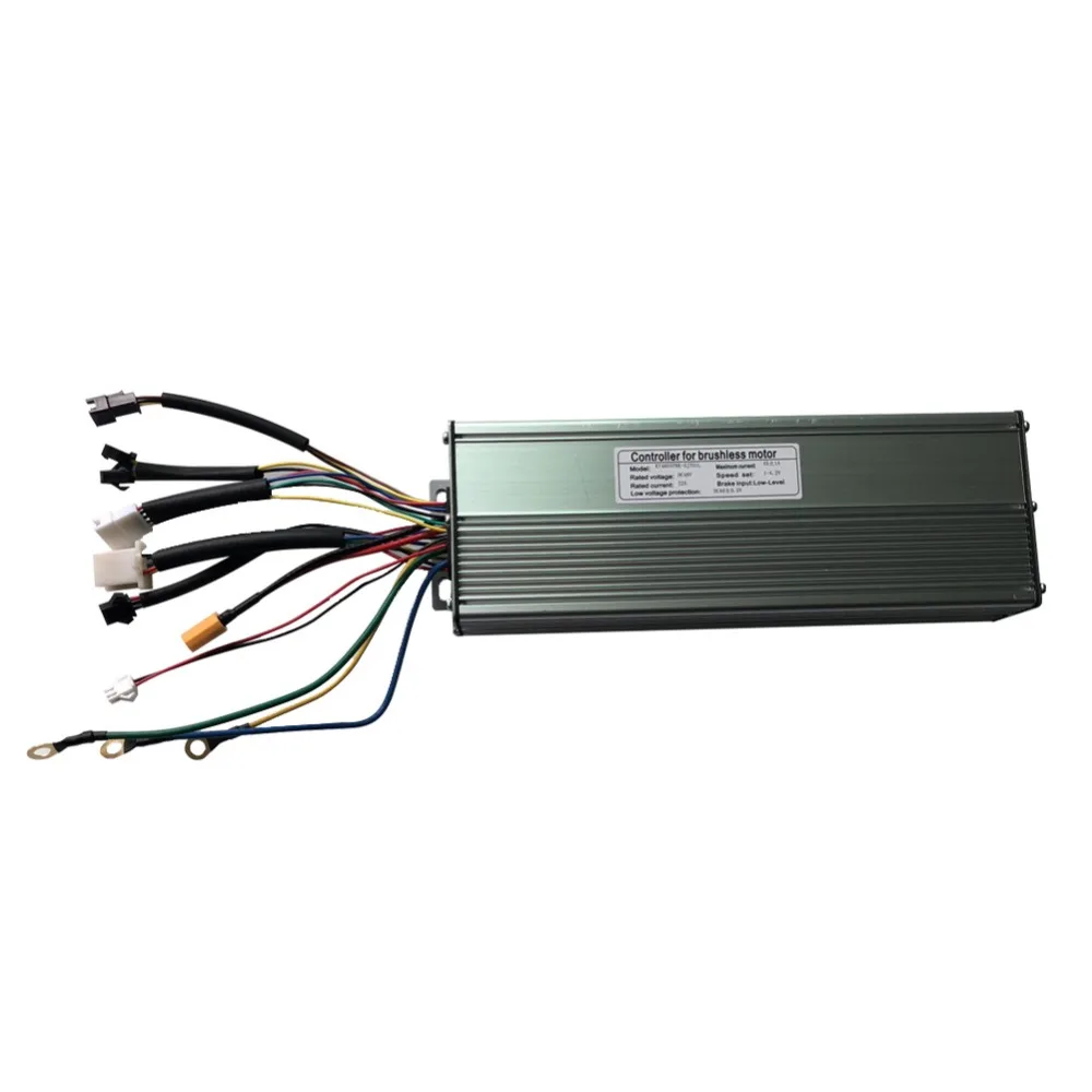 18 Mosfet контроллер KT подходит для 48V 1500/2000 ваттовый мотовелосипед; безщеточный безредукторных мотор для центрального движения двойной режим/Синусоидальная волна, фара для электровелосипеда в ключевой программист