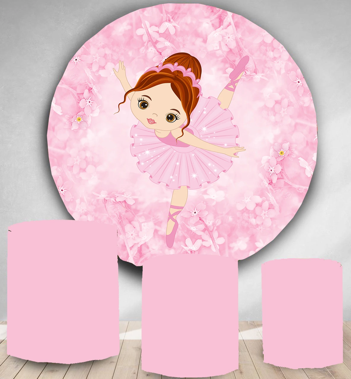 Круглый фон для фотосъемки Золотой блестящий Блестящий баннер вечеринки в честь