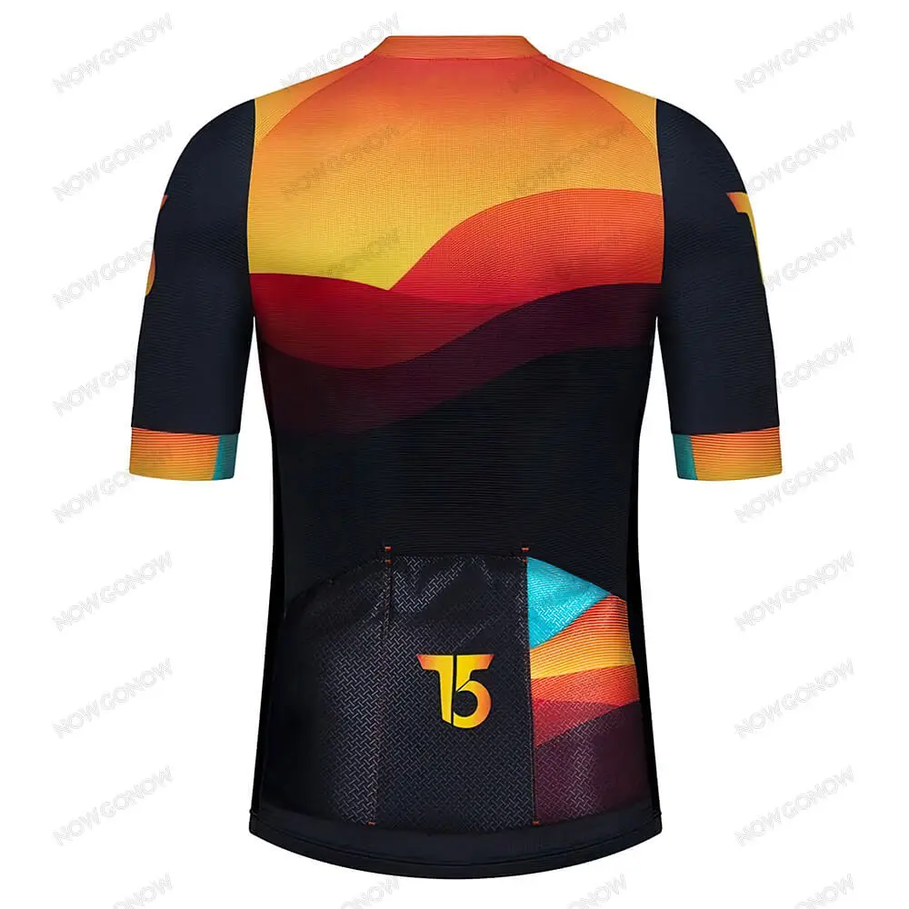 Джерси для велоспорта Мужская классическая одежда с короткими рукавами команды