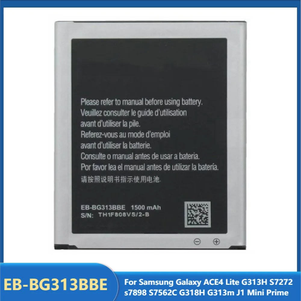 

Оригинальная Аккумуляторная батарея для телефона Samsung Galaxy ACE4 Lite G313H S7272 s7898 S7562C G318H G313m J1 Mini Prime 1500 мАч