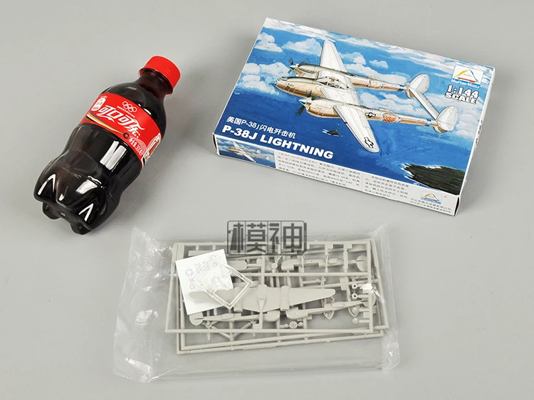 1/144 весы майнкрафт модели нам P-38J самолёт Lightning пластик сборки военная модель для