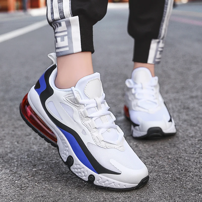 Goodstus casual shoes men's antiskid thick bottom high tech shockproof air cushion sneaker lace up breathable simple | Обувь