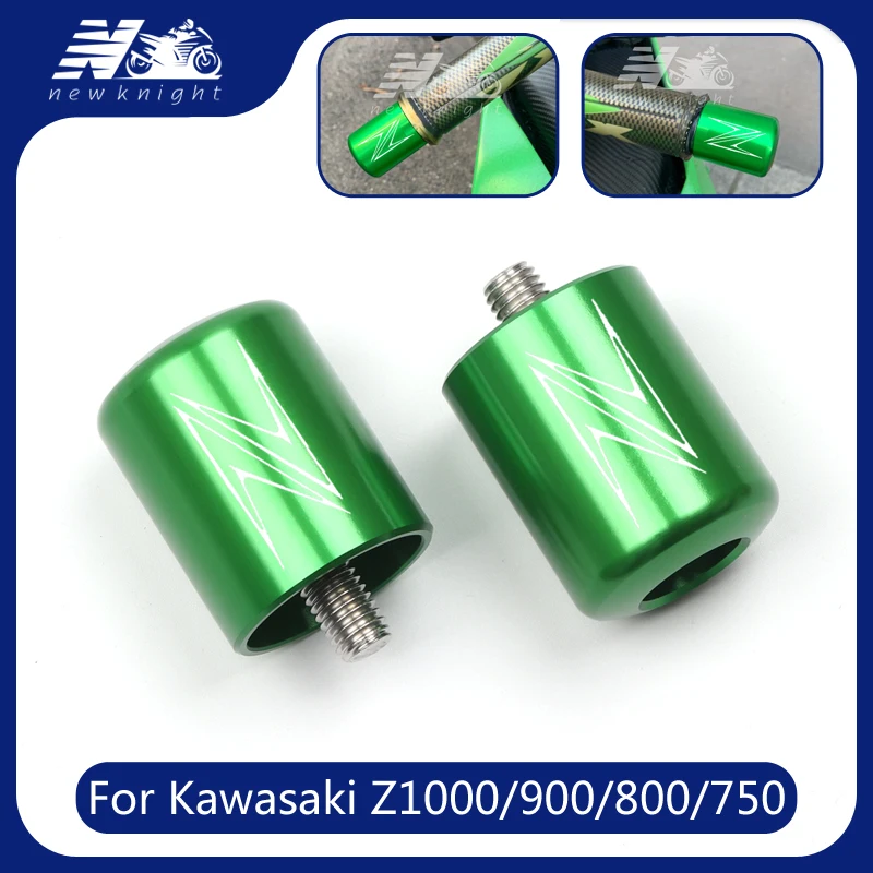 Аксессуары для мотоциклов с ЧПУ ручки руля Торцевая рукоятка Крышка вилка Kawasaki
