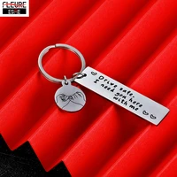 stainless steel keyrings gift drive safe i need you here with me keychains couples boyfriend bag key chains