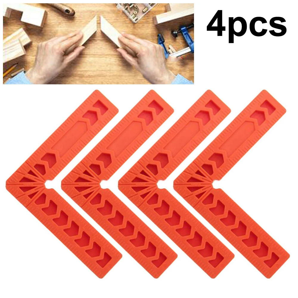 

4pcs 90 Degree Clamps L Shape Square Right Angle Frame Corner Workshop