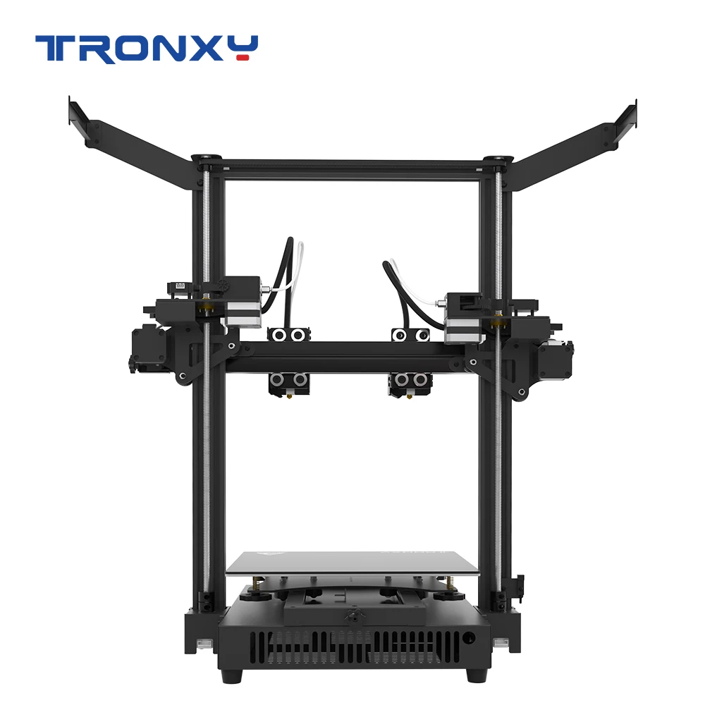Tronxy GEMINI S IDEX 3D Printer Multicolor 2 color 2 Head Independent Dual Extruder Large FDM Mirror copy 3D Printing