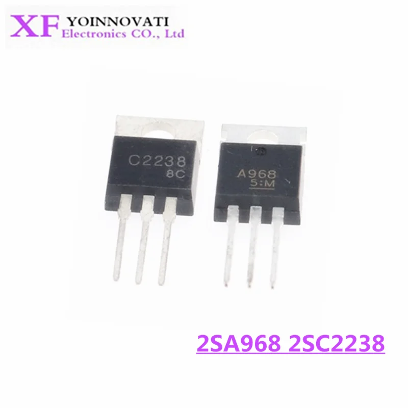100 шт./лот 2SA968 2SC2238 50 шт. A968 C2238 лучшее качество IC | Электронные компоненты и