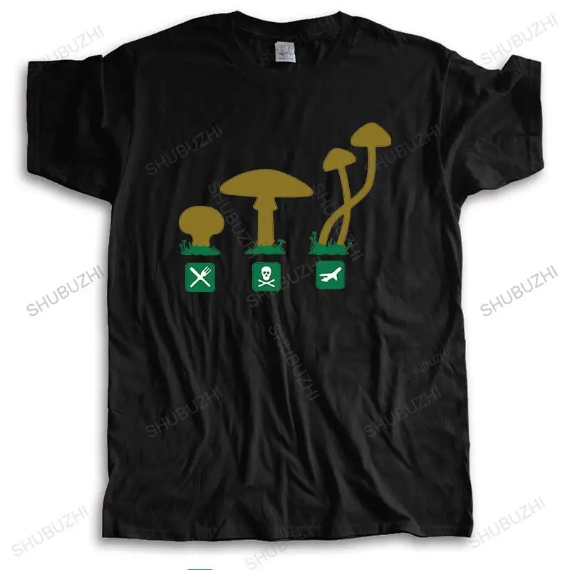 

Мужская хлопковая футболка, летняя брендовая Футболка с принтом грибов, психоделического гриба, о-образным вырезом, высококачественные фут...