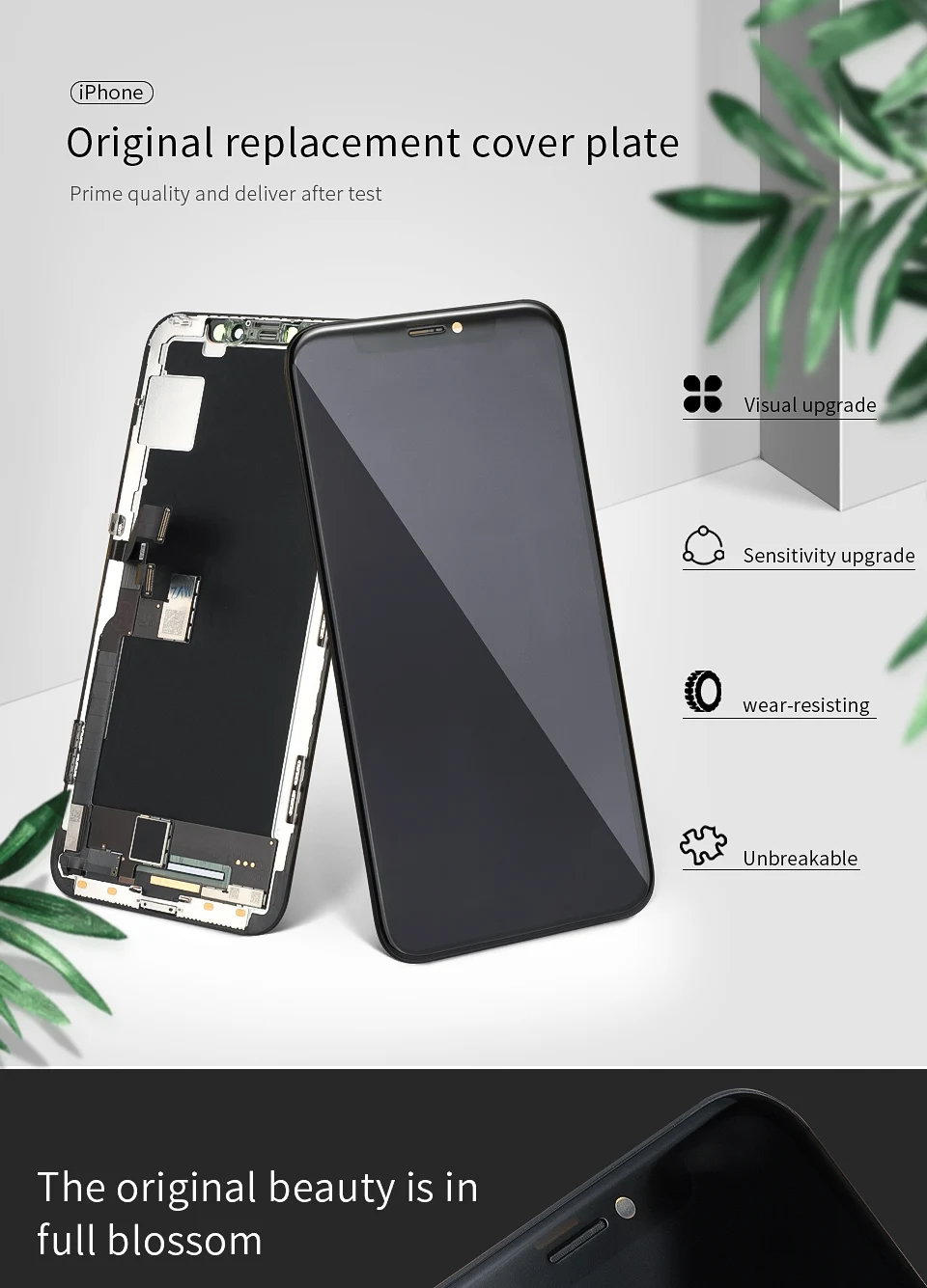 Протестированный ЖК-дисплей Pantalla для iPhone X lcd 10 XS экран ЖК-дисплей кодирующий преобразователь сенсорного экрана в сборе для iPhone XS Max XR OLED