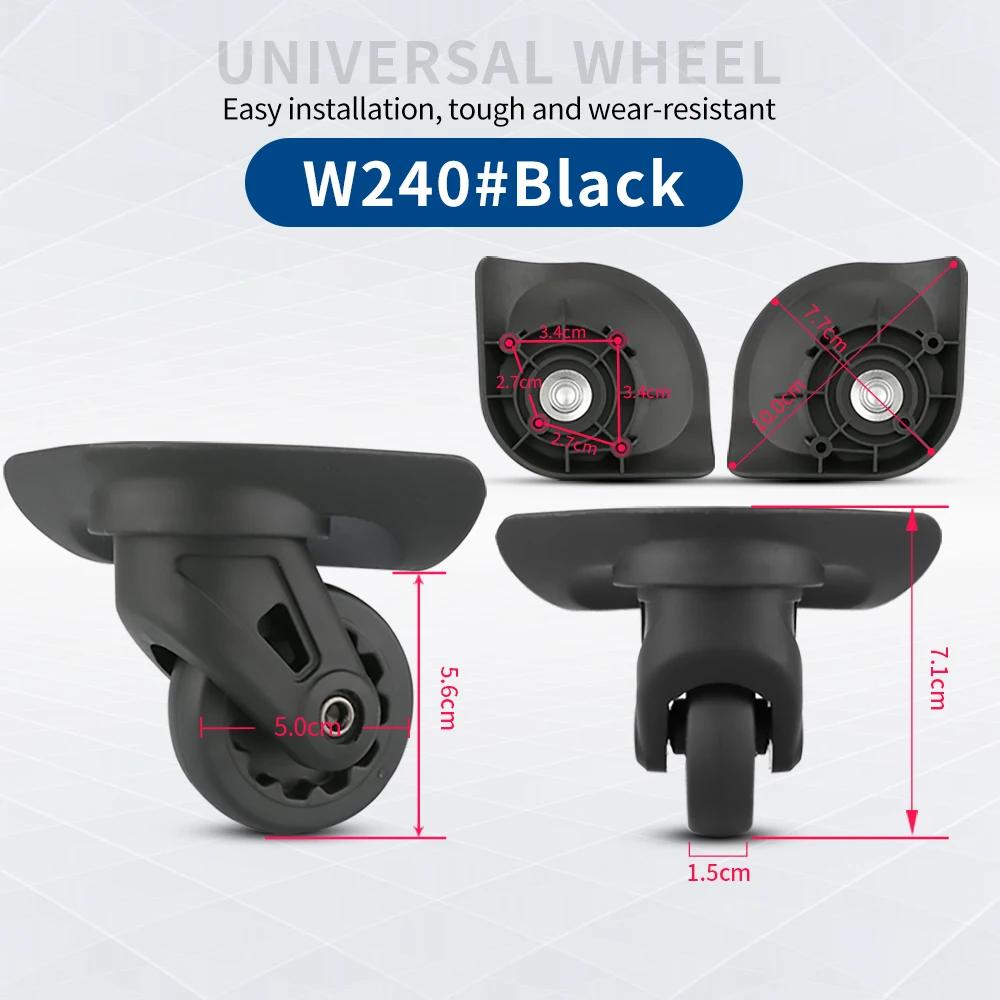 TANGYIPIN W240 Trolley suitcase wheel travel luggage repair accessories replacement password box matching universal casters
