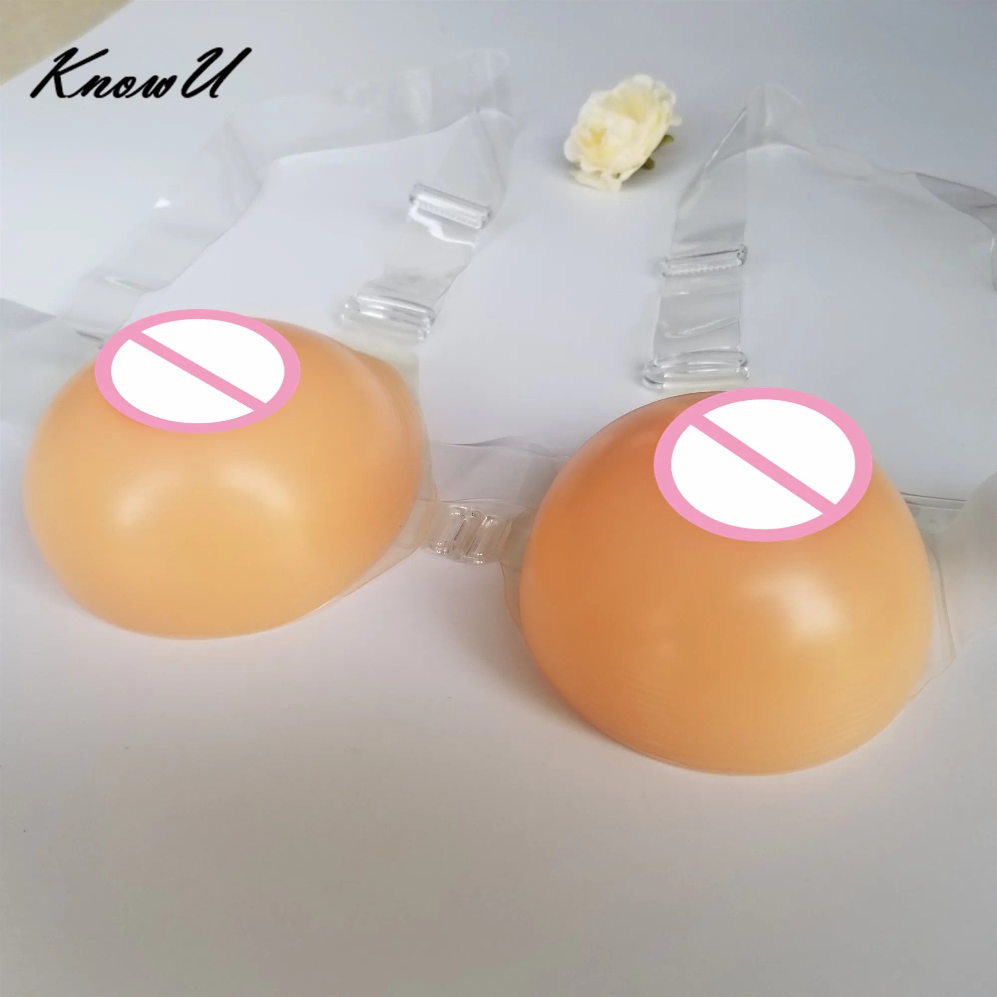 KnowU Трансвестит транссексуалов силиконовые формы груди псевдоним косер цельный