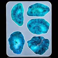 diy decoration silicone mold creative crystal epoxy coaster resin placemat epoxy table epoxy mold jewelry making resin tray