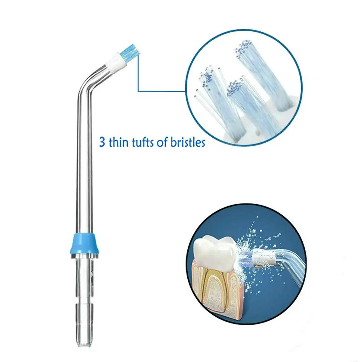 4 шт. подходит для ирригатора полости рта waterpik насадка зубного налета аксессуары