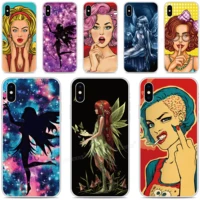 sexy fairy girl cover for alcatel 3 3v 3x 1 3c 1c 1x 1v 1s 2019 soft tpu case for alcatel 1se 1s 1v 3l 3c 1a 1b 2020 phone case