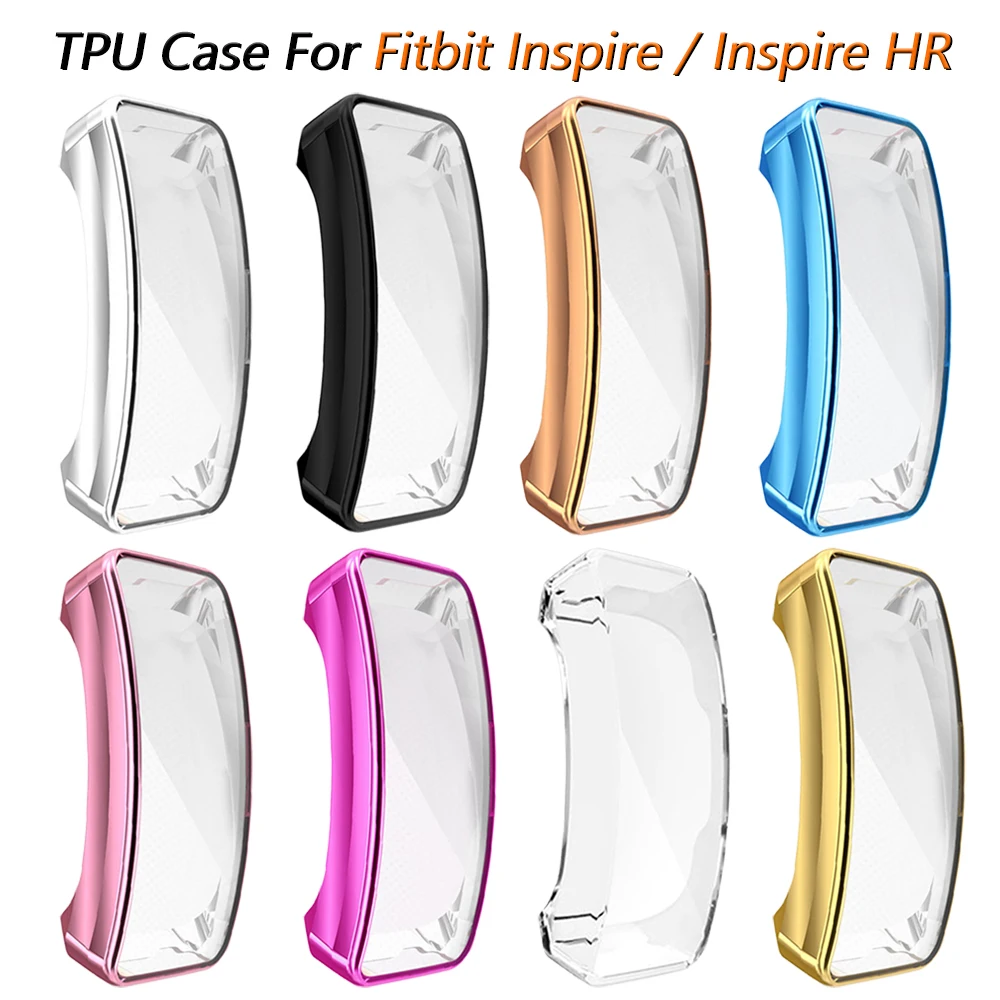 

Protective Case For Fitbit Inspire / Inspire HR TPU Cover Bumper With Screen Protector Smart watch Anti-shock Shell Accessories