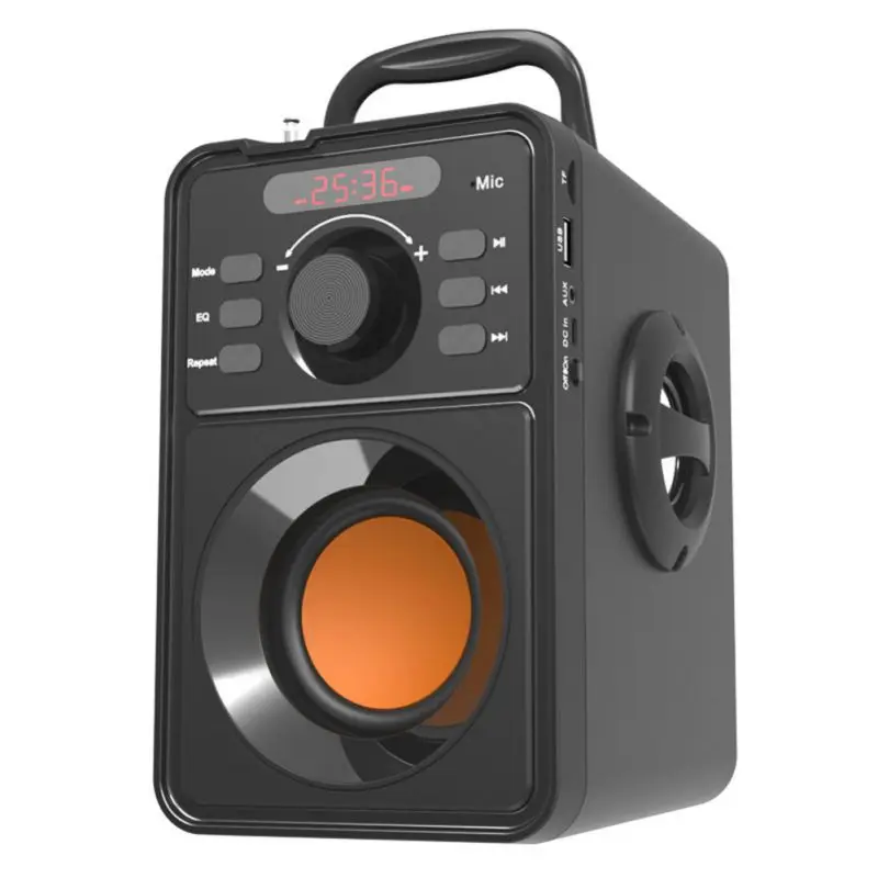 High-quality Professional Handheld Wireless Stereo Bluetooth V4.2 + EDR Speaker Portable Subwoofer MP09 |